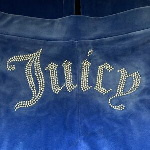 Juicy Couture Royal Blue Velour Trousers